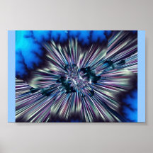 Planet Blue Super Nova Print