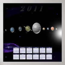 Planet Calender 2011 Print