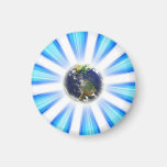 Planet Earth Abstract Vortex Magnets