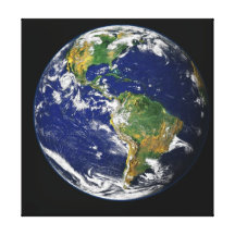 Planet Earth Gallery Wrapped Canvas