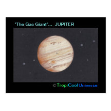 Planet JUPITER postcard