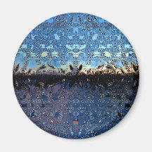 Planet of conjugated Acids Refrigerator Magnet