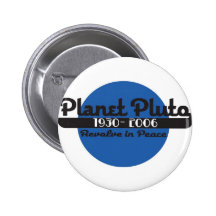 Planet Pluto Anstecknadelbutton