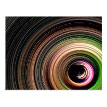 Planet rings postcard