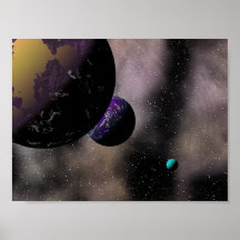Planet Scan I Poster