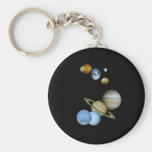 Planetary Montage Keychain