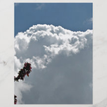 Plant Against sky with white clouds Flyers