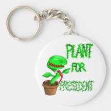 Plant For President Key Chains