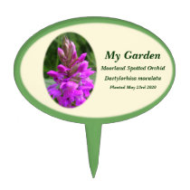 Plant Marker For Gardener Custom Floral cake picks