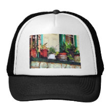 Plants on Porch Mesh Hats