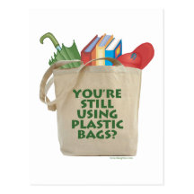 Plastic Bags Post Card