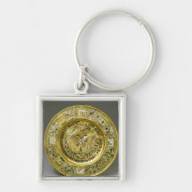 Plate owned by Tsar Alexei Mikhailovich Romanov Keychains