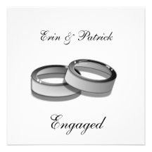 Platinum Engagement Rings Invitation