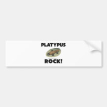 Platypus Rock Bumper Stickers