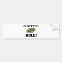 PLATYPUS Rule! Bumper Sticker