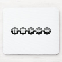 Play Buttons Mousepads