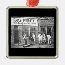 Play Golf Free (While Having Your Suit Pressed) Ornament
