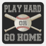 Play Hard or Go Home Stickers