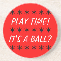 PLAY TIME BEVERAGE COASTERS