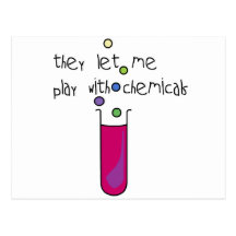 Play with Chemicals Post Cards