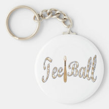 Playball Tee Ball Key Chain