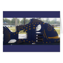 Playground Fish Greeting Cards
