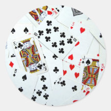 Playing Card games Sticker