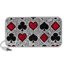PLAYING CARD SUITS Doodle Speaker