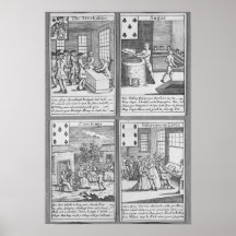 Playing Cards depicting current commercial Posters