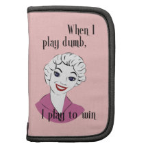 Playing Dumb Folio Organizers