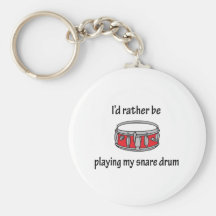 Playing My Snare Drum Key Chains
