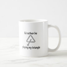 Playing My Triangle Mugs