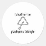 Playing My Triangle Stickers