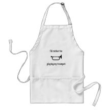 Playing My Trumpet Aprons