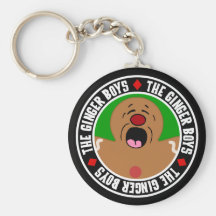 Pleading Gingerbread Man Cookie Key Chains