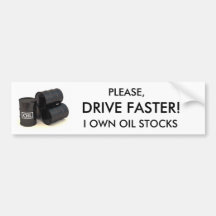 Please drive faster bumper stickers