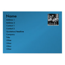Please Mum!  (B&W) Business Card
