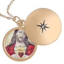 PLEASE PROTECT ME O SACRED HEART OF JESUS PENDANT