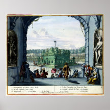 Pleasure Gardens of Enghien (1685) Brussels Posters