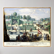 Pleasure Gardens of Enghien (1685) Brussels Posters