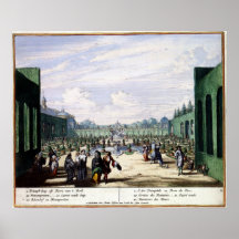 Pleasure Gardens of Enghien (1685) Brussels Posters