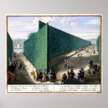 Pleasure Gardens of Enghien (1685) Brussels Poster