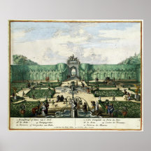 Pleasure Gardens of Enghien (1685) Brussels Poster