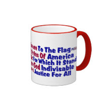 Pledge Of Allegiance Coffee Mugs