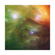 Pleiades in infrared light gallery wrap canvas