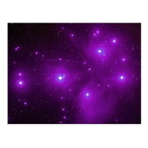 Pleiades in Purple Postcard