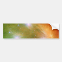 Pleiades The 7 sisters  in infrared Bumper Stickers