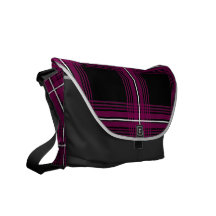 Plexus (Red-Violet) Messenger Bag