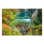 Plitvice Lakes in Croatia Art Photo