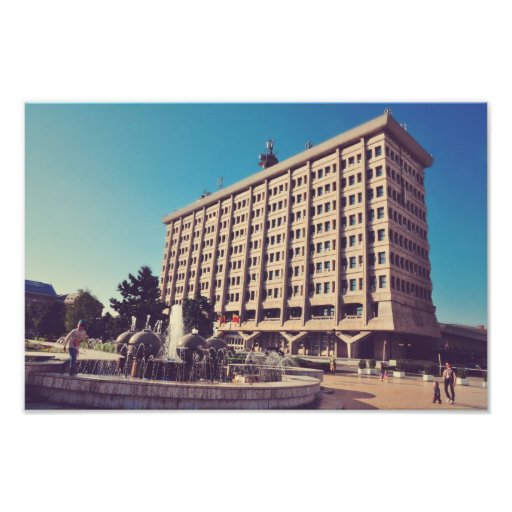 Ploiesti architecture photographic print